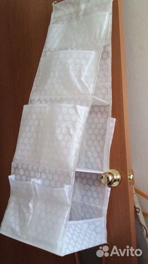 Навесная треугольная полка с карманами Икеа