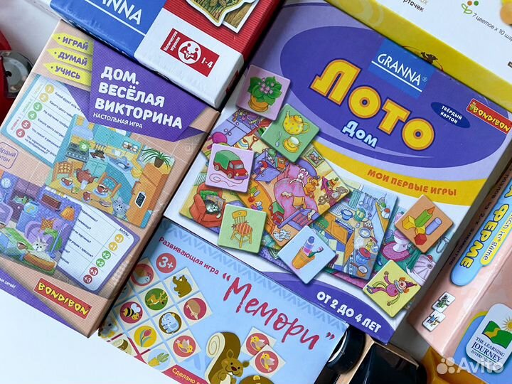Игры настольные развивающие от 1 года