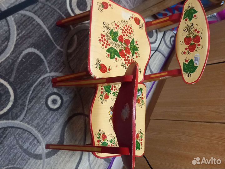Столик хохлома