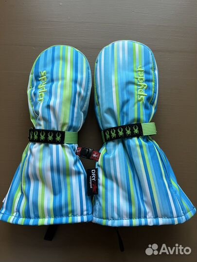 Варежки детские непромокаемые Spyder