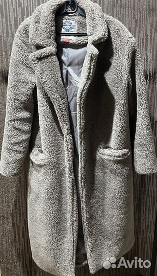 Пальто женское тедди