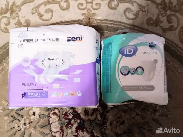 Памперсы и трусы для взрослых