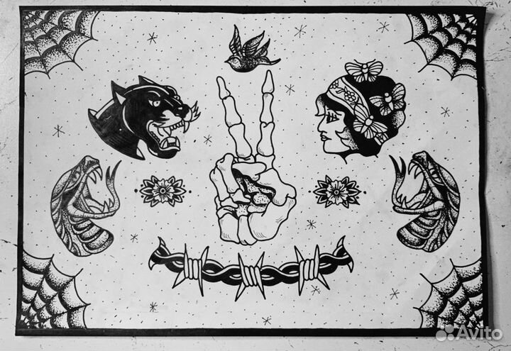 Модель на тату бесплатно