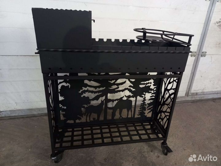 Мангал на колесах