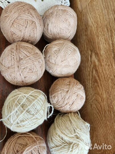 Пряжа для вязания. Шерсть 100