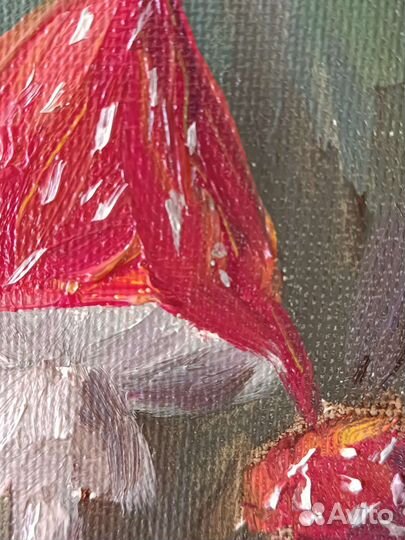 Бронь Картина маслом на холсте сказочная