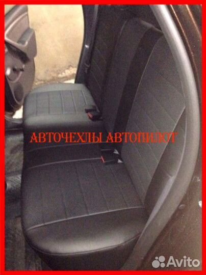 Чехлы Автопилот Renault Koleos из экокожи чёрные