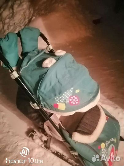 Детские санки коляска