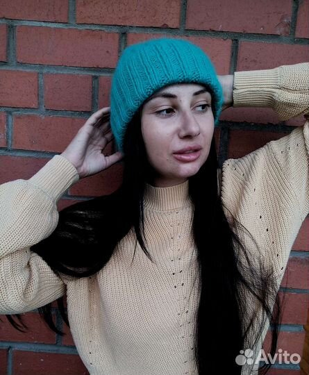 Шапка из пуха норки