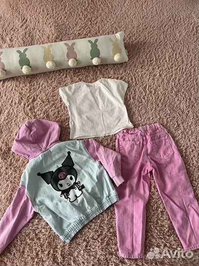 Джинсы джинсовая куртка для девочки