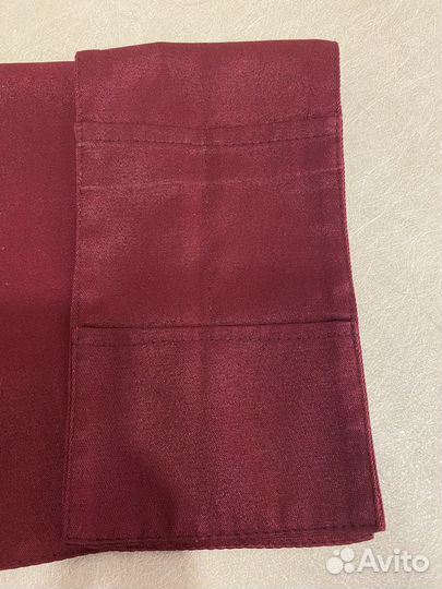 Конверты для столовых приборов бордовые 4 шт