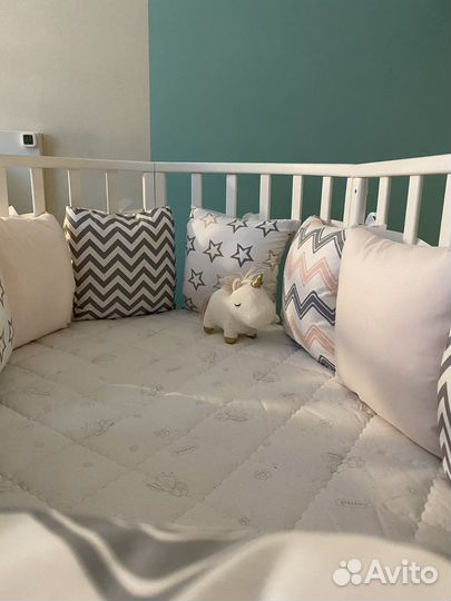 Новые бортики в детскую кроватку