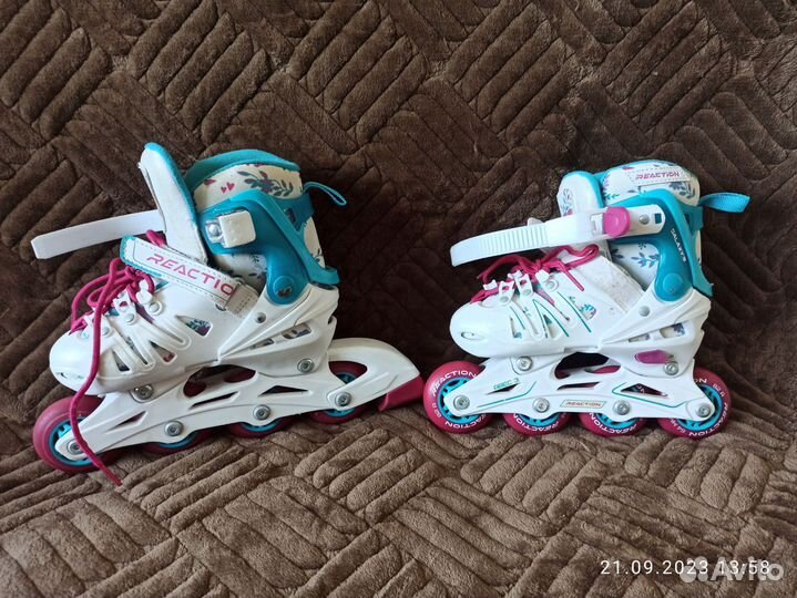 Роликовые коньки детские раздвижные