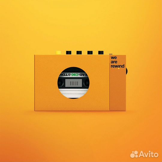 WE ARE rewind. Кассетный плеер. оригинал