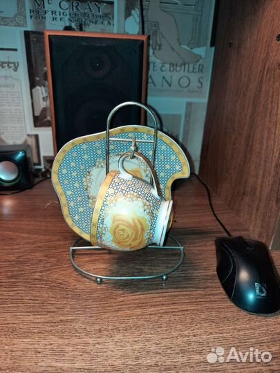 Кружка с блюдцем