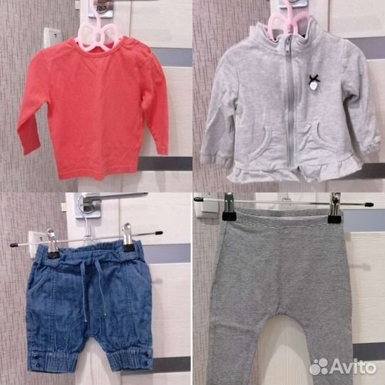 Вещи пакетом для девочки 68-74