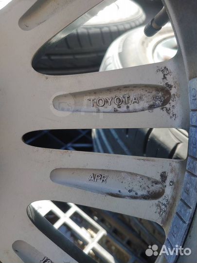 Колеса R18 Оригинал toyota хром на зиме