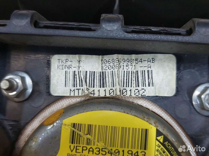 Подушка безопасности в руль Рено Логан 05-14