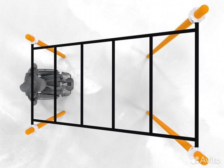 Рукоход в подъем параворкаут Pioner A11837