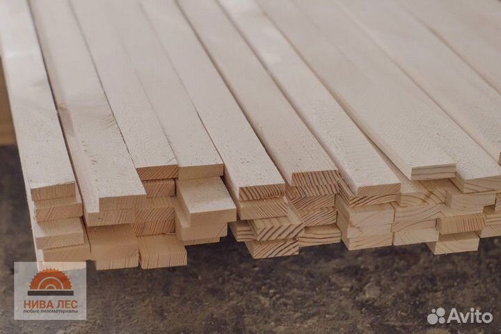 Брусок обрезной ест. влаж. хвоя 1 сорт 25х50х3,0