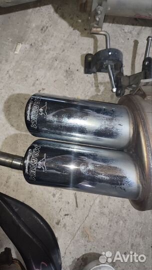 Задние банки глушителя bmw Х5 Е53 supersprint