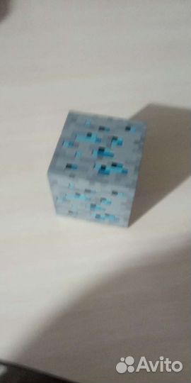 Светильник ночник в стиле minecraft алмазный блок