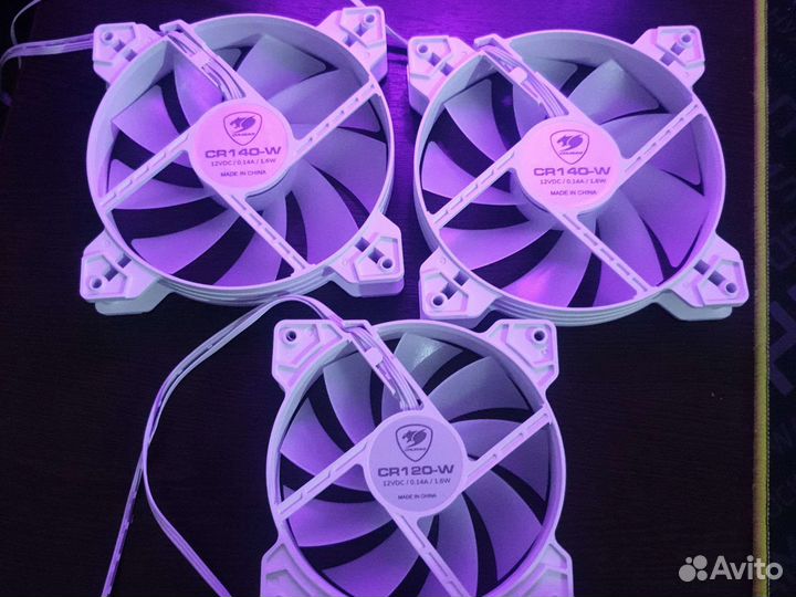 Белые корпусные вентиляторы для пк