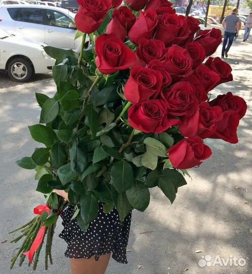 Роза метровая.Цветы Доставка