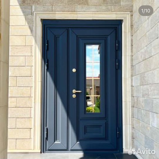 Термо дверь с бронированным стеклопакетом