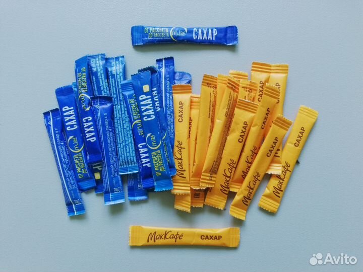 Сахар в стиках, в коллекцию