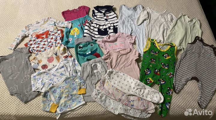 Детские вещи пакетом на девочку 56 62