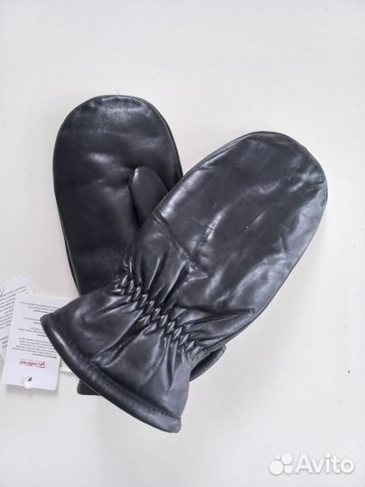 Варежки женские новые натуральная кожа и мех