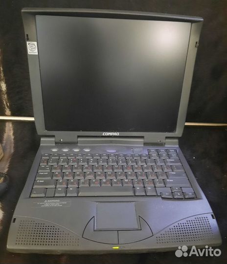 Ретро ноутбук Compaq 1598dmt Pentium MMX, 13.3"