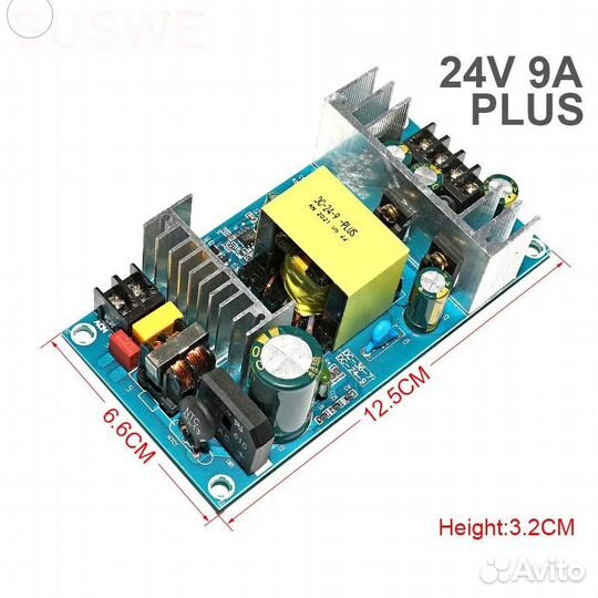 Блок питания AC-DC 220V на 24V 9A