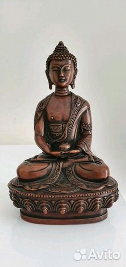 Будда бронзовая голова, Бали, 2 шт