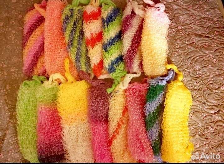 Мочалка ручной работы