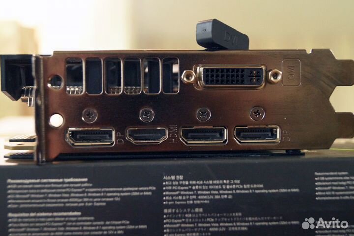 Видеокарта Geforse GTX 960 4gb asus strix OC