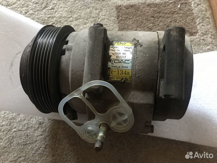 Компрессор кондиционера Ssangyong Actyon New