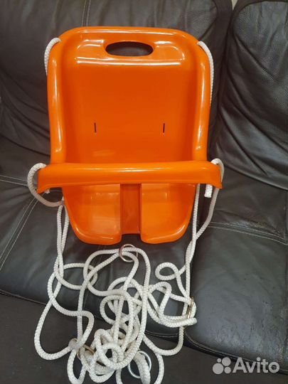 Детские качели уличные пластиковые