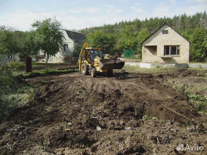 Расчистка участка, спил деревьев, демонтаж