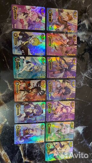 Карточки Genshin Impact обмен/продажа