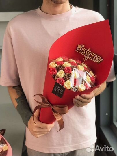 Шоколадные розы. Подарок учителю