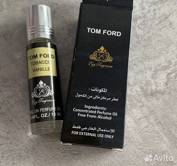 Масляные Tom Ford tobacco vanille 10 ml