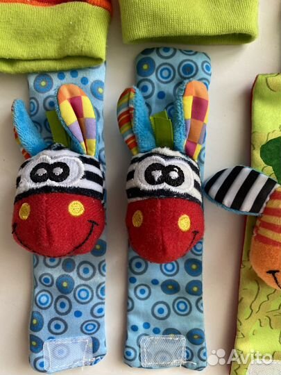 Погремушка на ножки и ручки носки