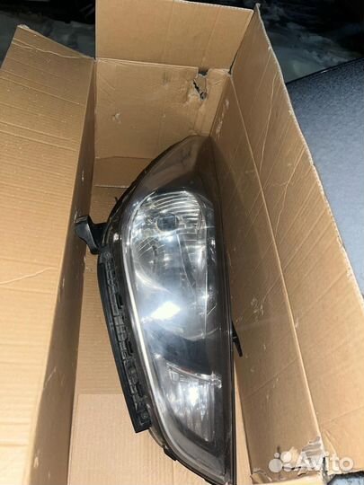 Фара на hyundai solaris 2