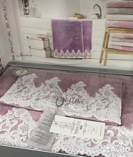 Полотенца jasmin towel SET 85*150 / 50*100 / 30*50