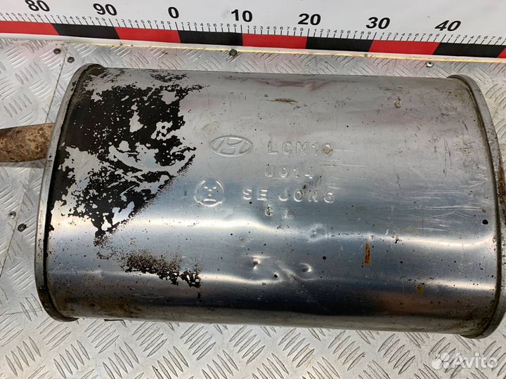 Б/У выхлопная система (глушитель ) Hyundai Accent