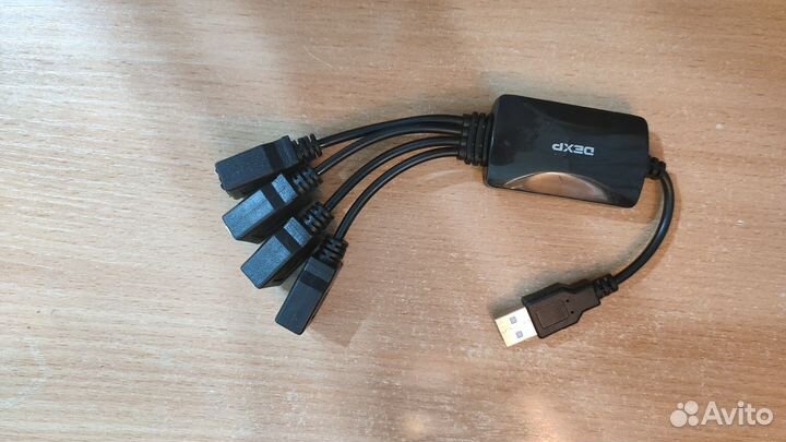 Внешний USB HUB dexp (4 порта)