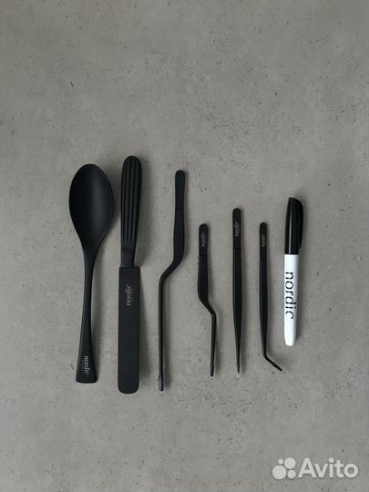 Набор пинцеты-щипцы поварские, спатула из Дании