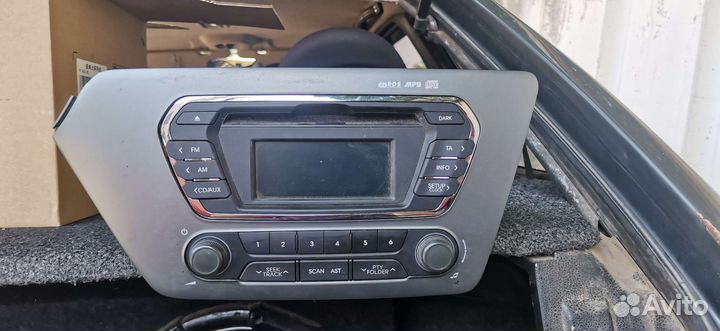 Штатная магнитола на kia rio
